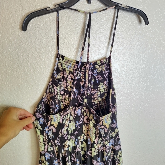Free People Women's Heat Wave Printed Maxi Dress Sz L - Picture 7 of 8